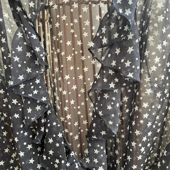 Vintage Zara Accessoires Long Sleeve Sheer Bodysuit Size S - Picture 7 of 9